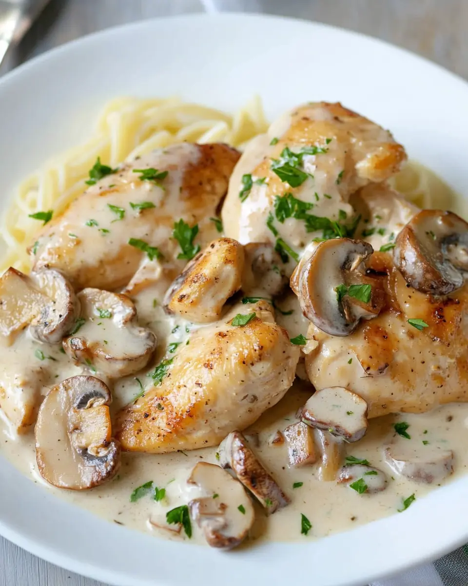 Hähnchen Pilz Geschnetzeltes: Irresistibly Creamy Delight!