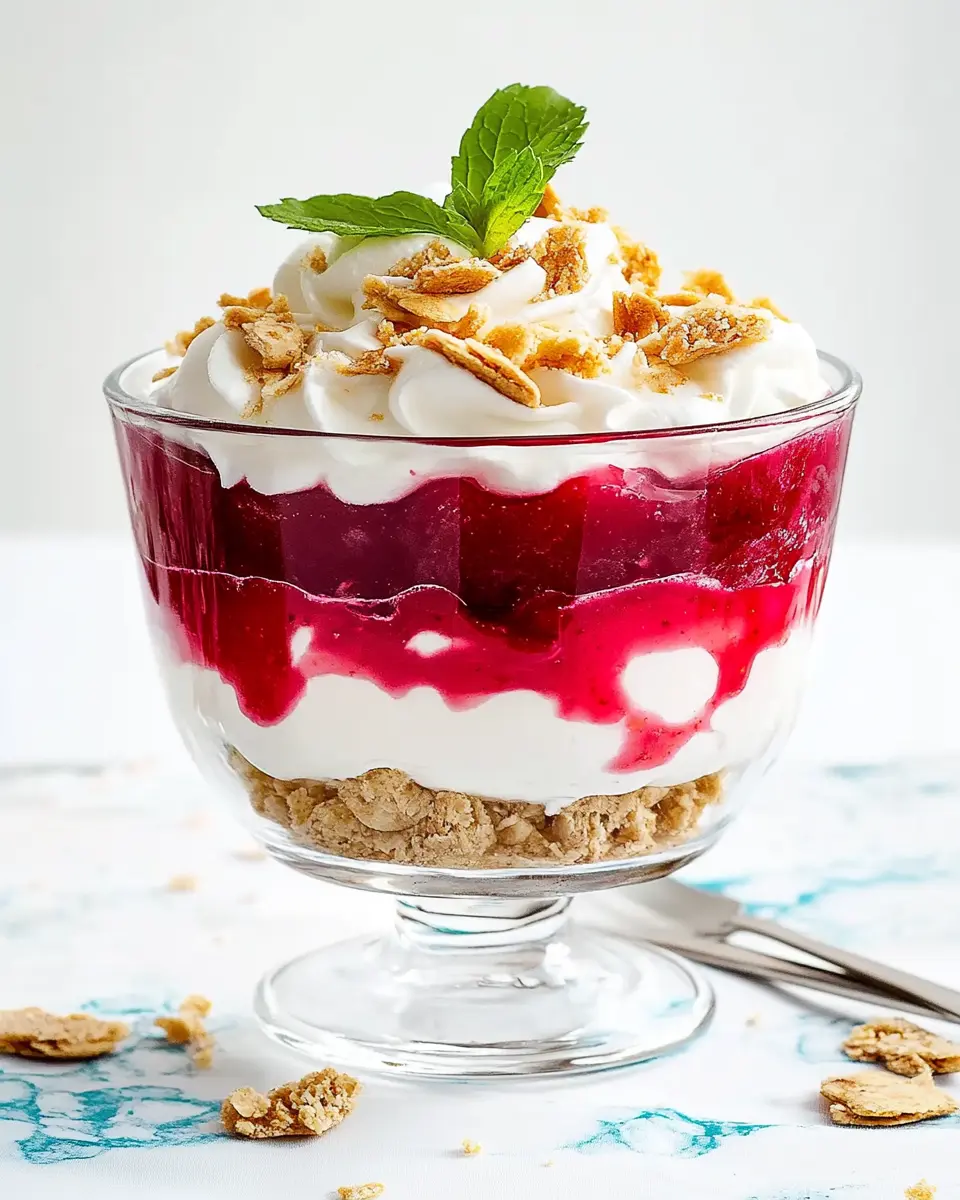 Rhabarber-Schichtspeise: Indulgent Layers of Sweet Tartness