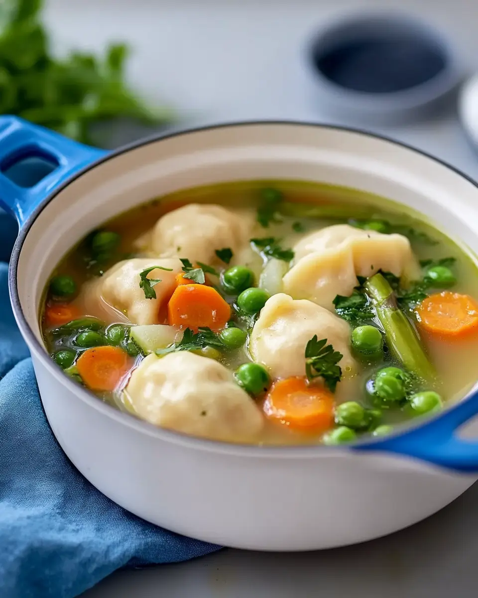 Frühlingssuppe mit feinen Klößchen: Fresh and Hearty Delight