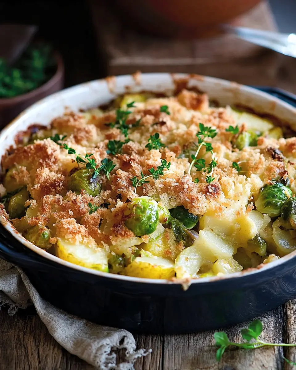 Rosenkohl-Kartoffel-Auflauf: Indulgent Comfort Food Delight