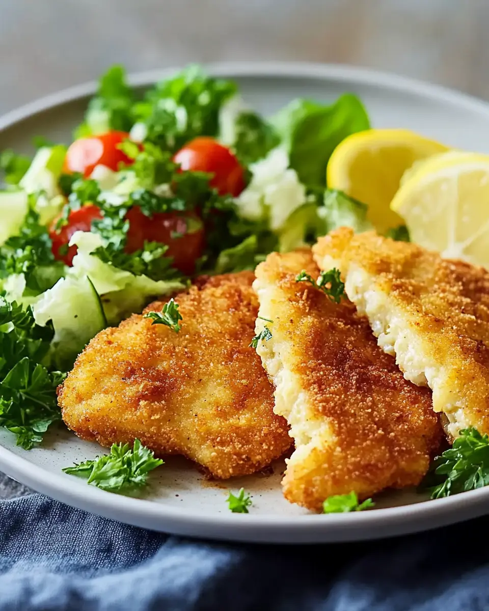 Schnitzel Wiener Art (vegetarisch): Irresistibly Crispy Delight