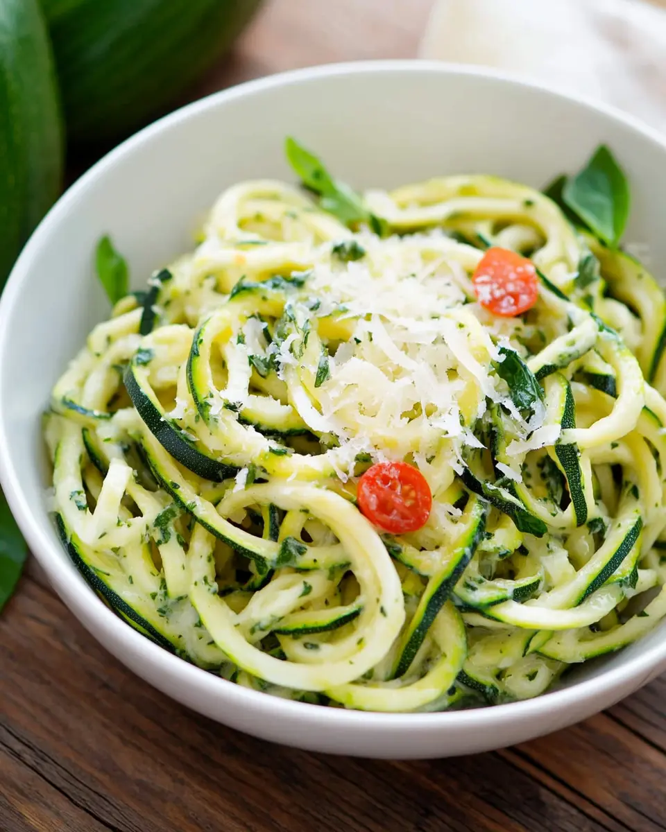 Low Carb Zucchininudeln mit Bärlauch: Irresistibly Healthy Delight