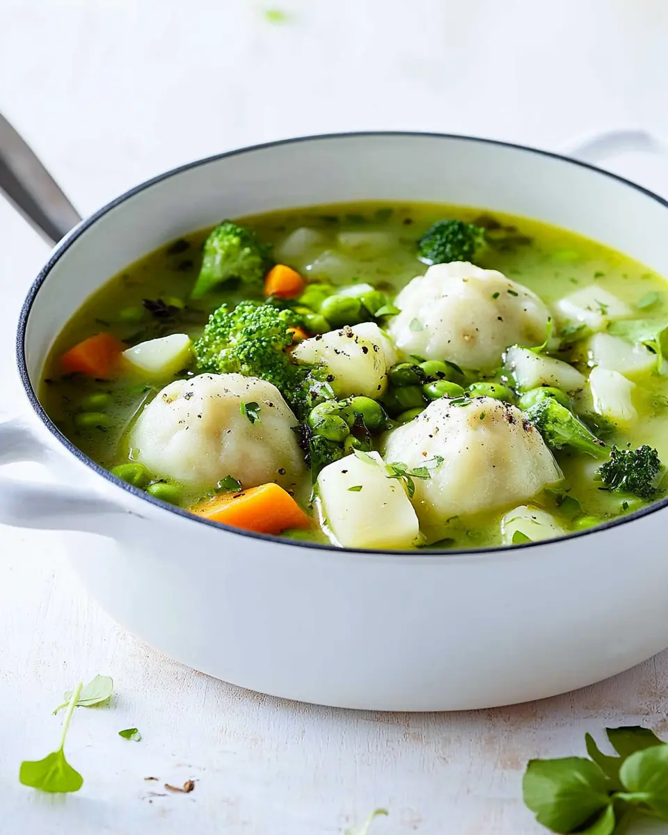 Frühlingssuppe mit Bärlauchklößchen: The Best Spring Delight