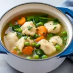 Frühlingssuppe mit feinen Klößchen First Image First Image
