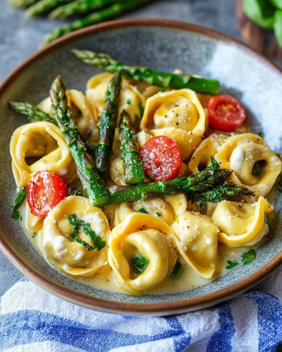 One Pot Tortellini mit Spargel: Irresistibly Easy Airfryer Delight