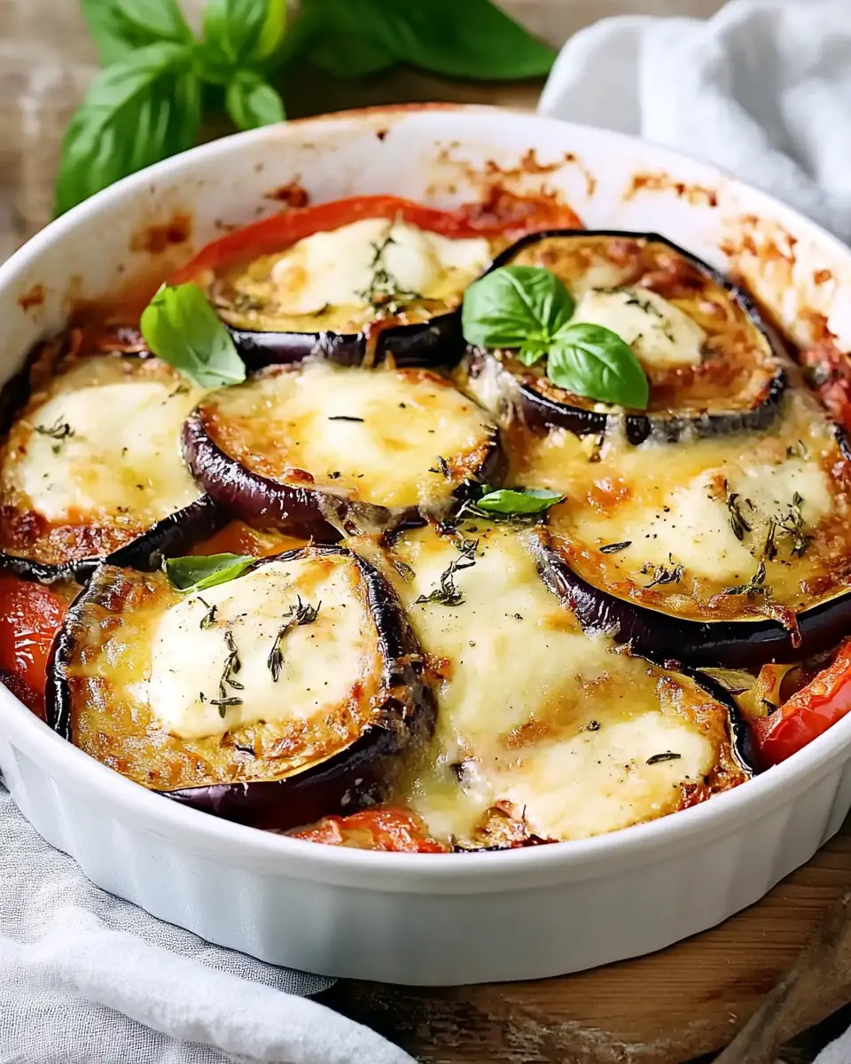 Tomaten-Auberginen-Auflauf mit Mozzarella: Irresistibly Cheesy Delight