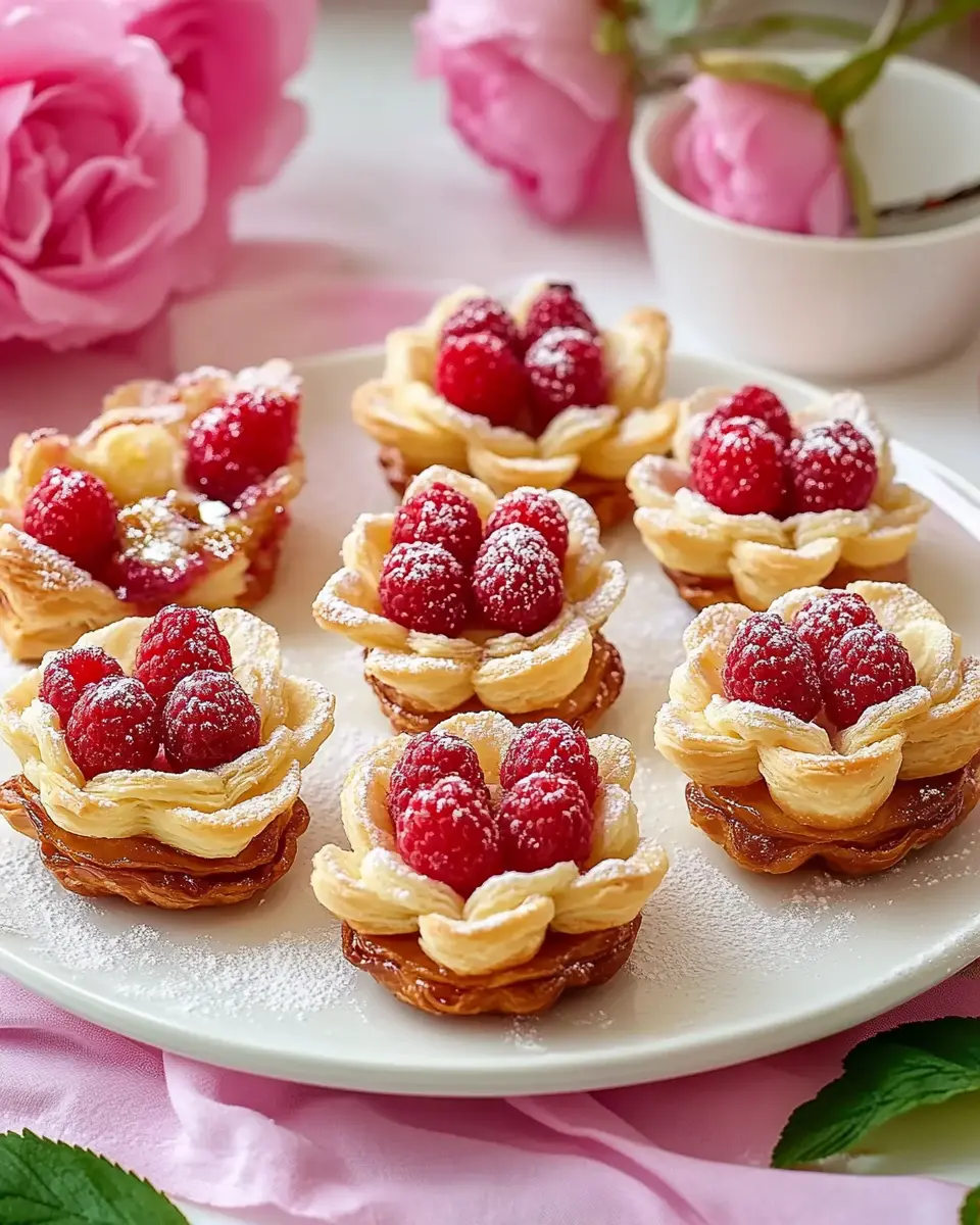 Süße Blätterteig-Blumen: Irresistibly Flaky & Sweet Treats
