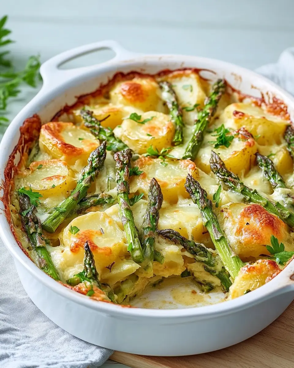 Auflauf mit grünem Spargel und Kartoffeln: Easy Comfort Meal