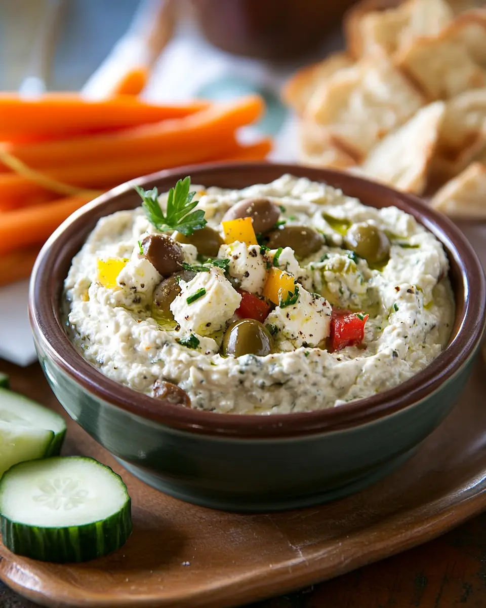 Feta-Oliven-Creme mit Paprika: Irresistibly Creamy Delight!