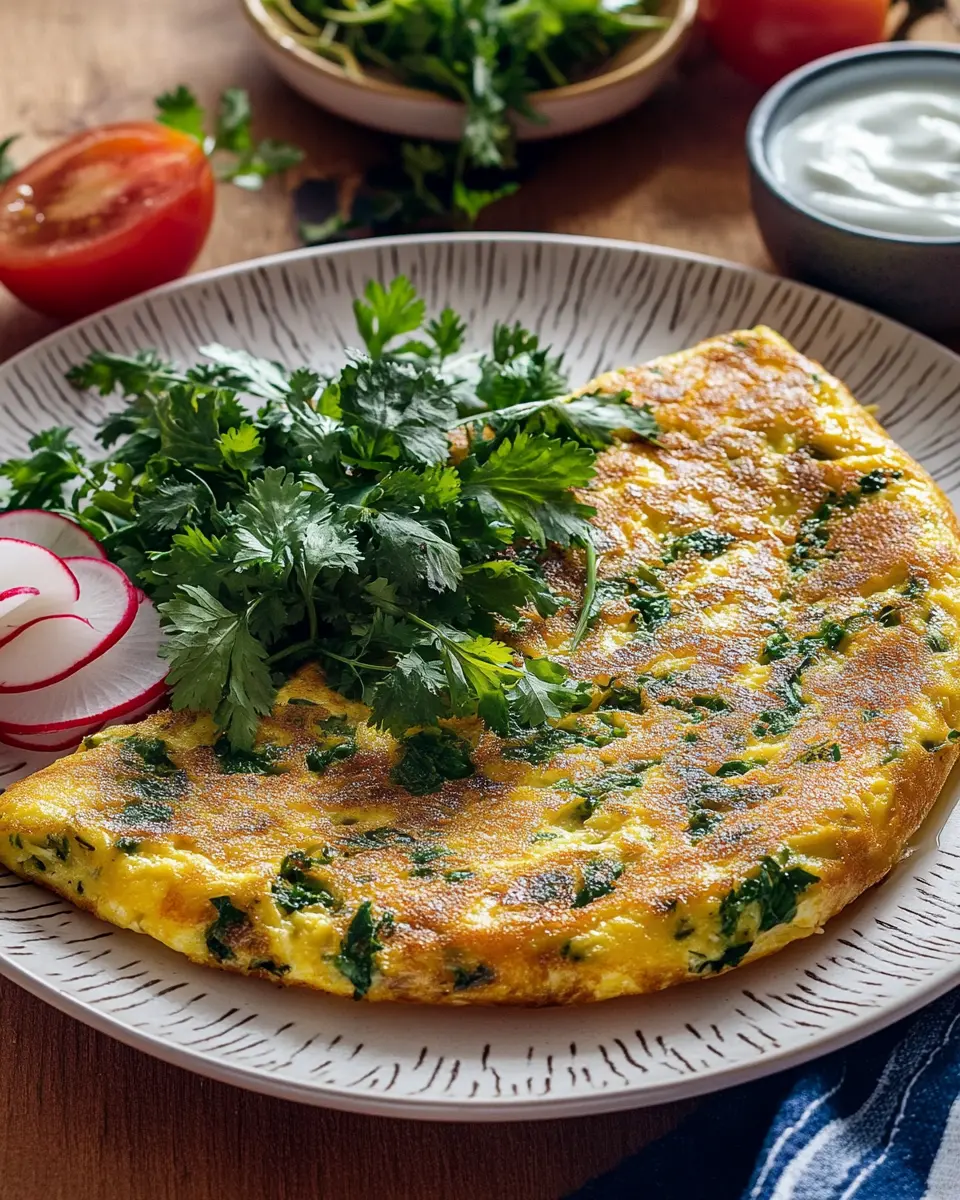 Kuku Sabzi – Persisches Kräuteromelette: Easy Herb-Packed Delight