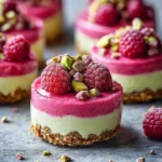 Himbeer-Pistazien-Mousse-Törtchen First Image First Image