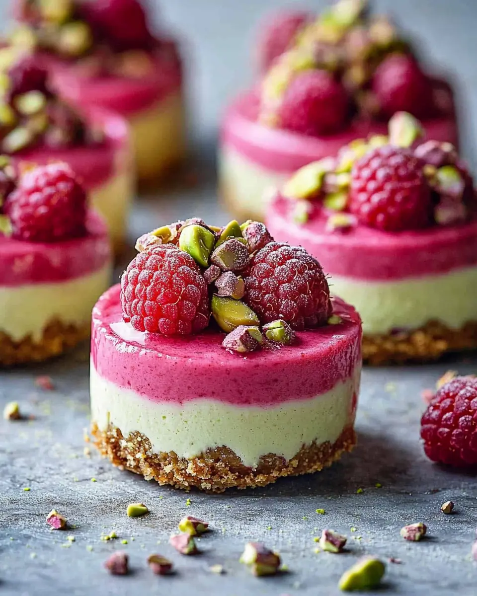 Himbeer-Pistazien-Mousse-Törtchen: Indulge in Decadent Bliss