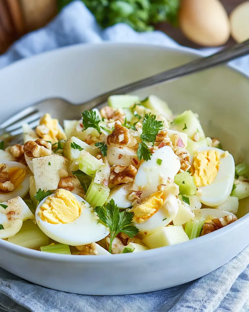 Eiersalat Waldorf: The Best Creamy Twist on Classic Flavor