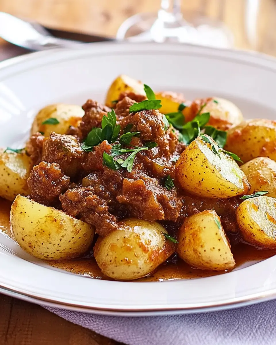 Neue Kartoffeln mit Hackstippe: A Comforting Delight You’ll Love