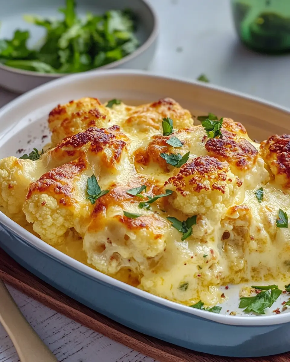 Überbackener Blumenkohl: Cheesy Comfort Food Delight