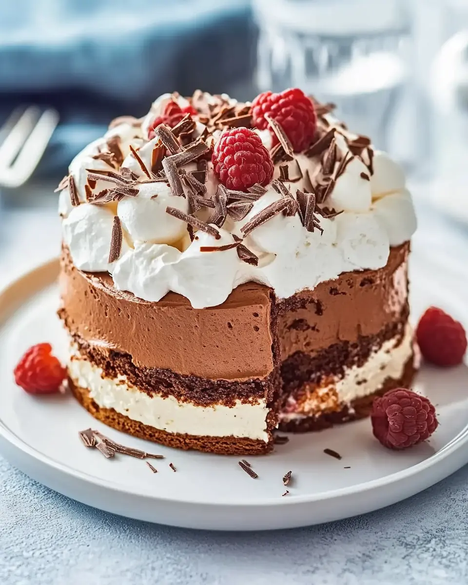 Doppeldecker-Törtchen mit Baiser & Schoko: Indulgent Bliss!