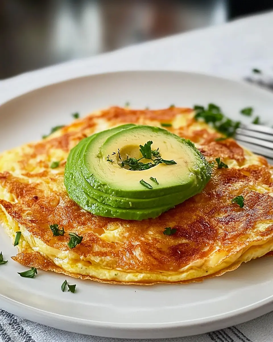 Skyr-Omelett mit Avocado