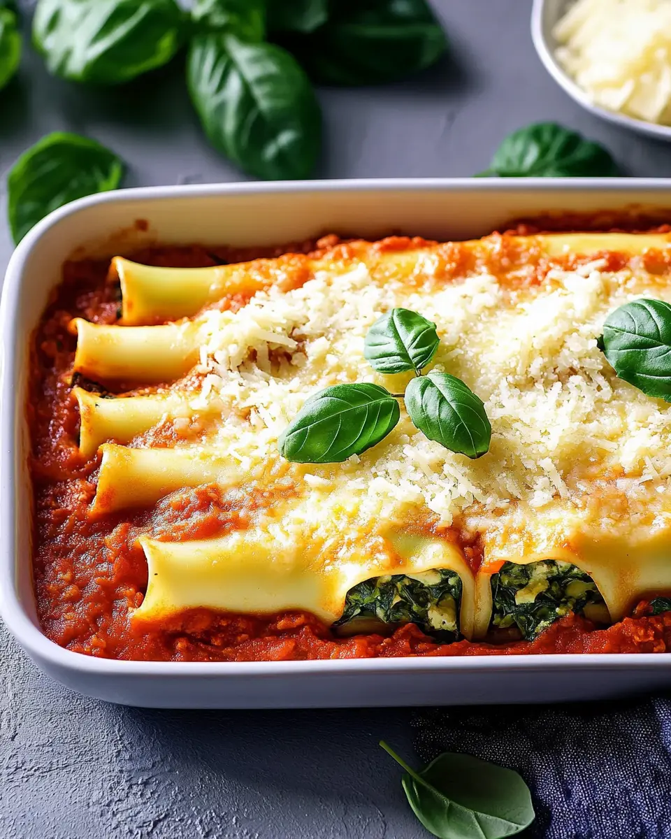 Cannelloni mit Spinat: Irresistibly Cheesy and Homemade Goodness