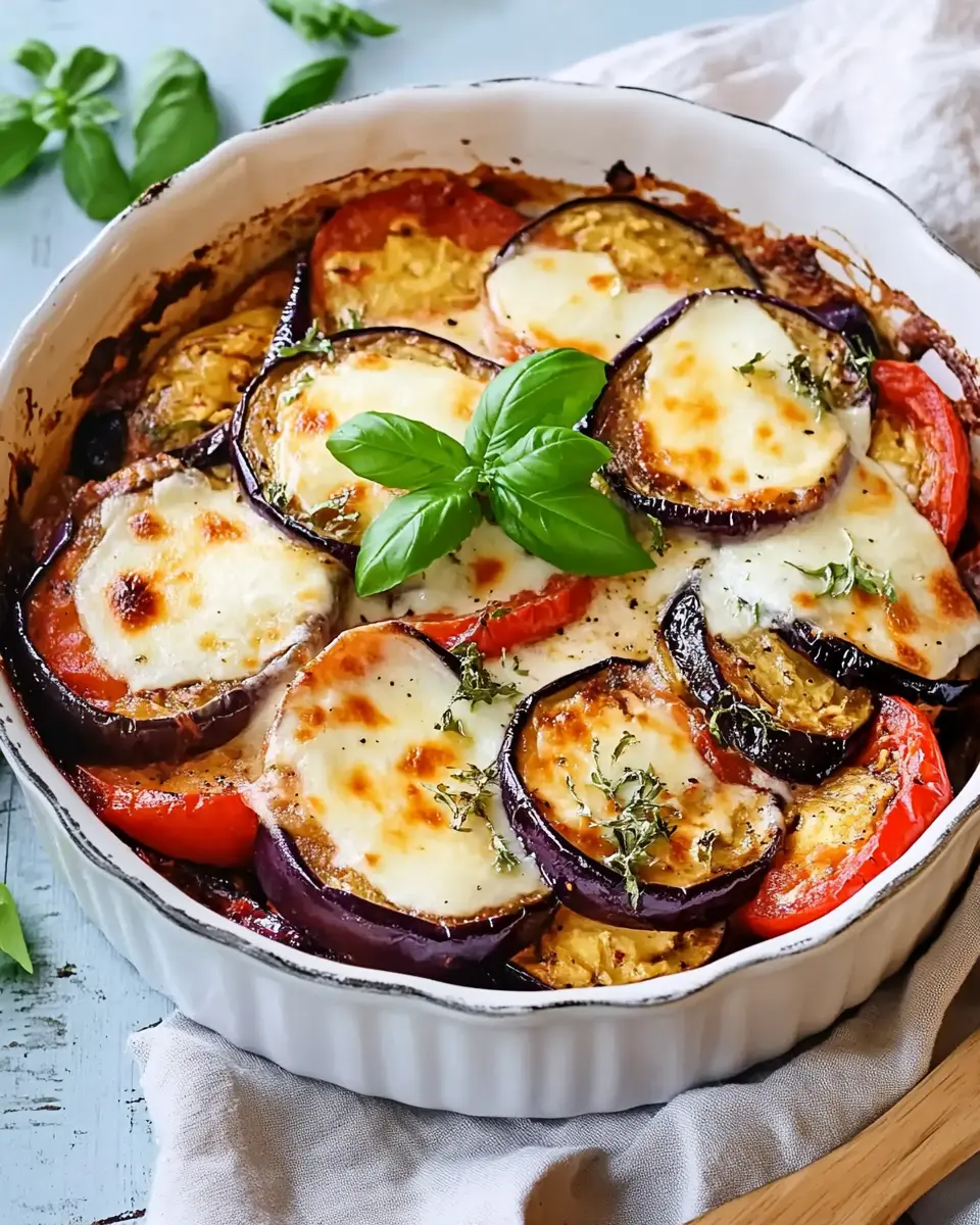 Tomaten-Auberginen-Auflauf mit Mozzarella: Irresistibly Cheesy Delight