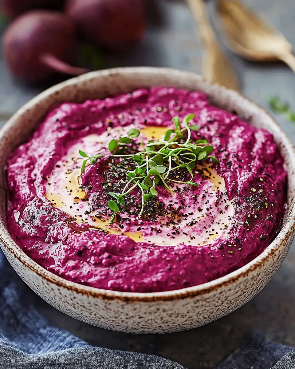 Rote Bete Dip: Irresistibly Creamy and Vibrantly Delicious