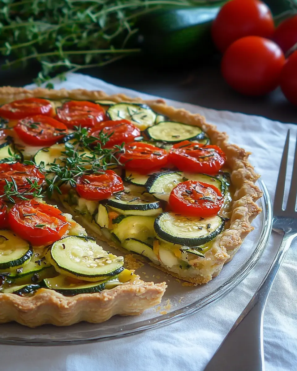 Gemüsekuchen mit Kirschtomaten und Zucchini: A Fresh Twist!
