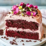 Schokokuchen mit Rote Bete und Buttercreme First Image First Image