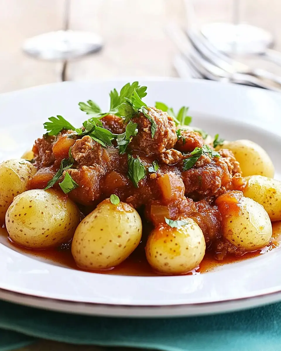 Neue Kartoffeln mit Hackstippe: A Comforting Delight You’ll Love