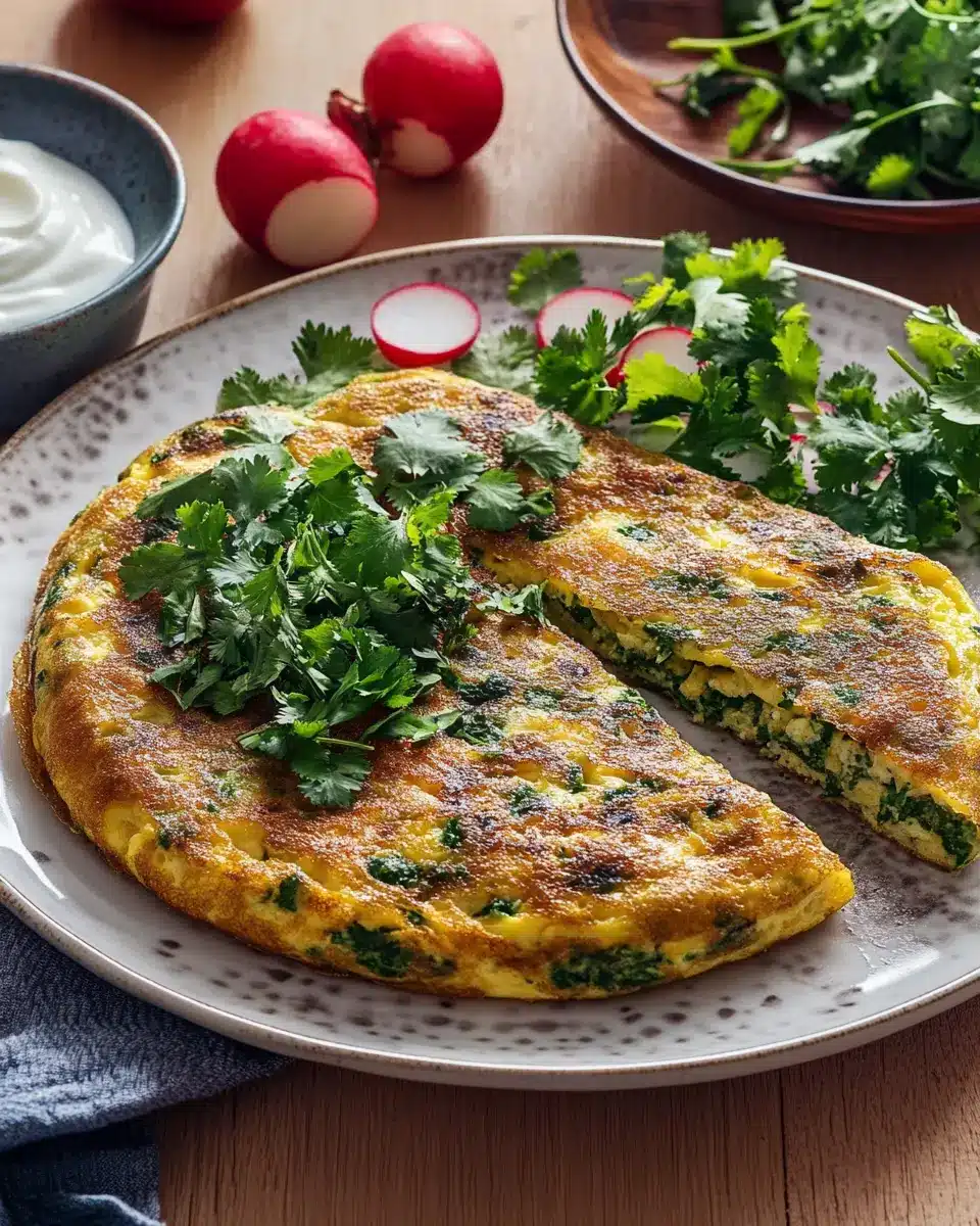 Kuku Sabzi – Persisches Kräuteromelette First Image First Image