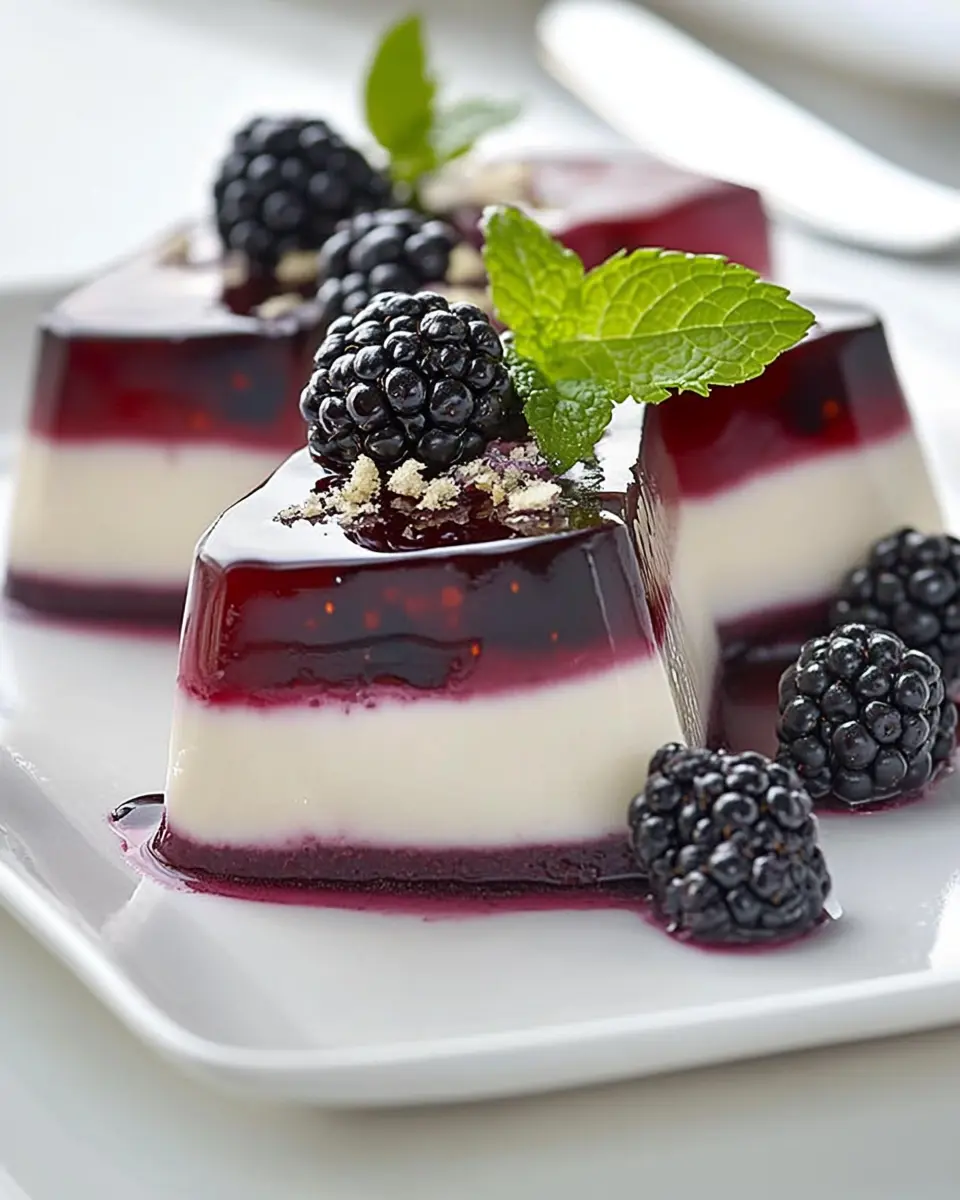 Panna Cotta-Brombeer-Terrine: Indulgent Berry Bliss at Home 6