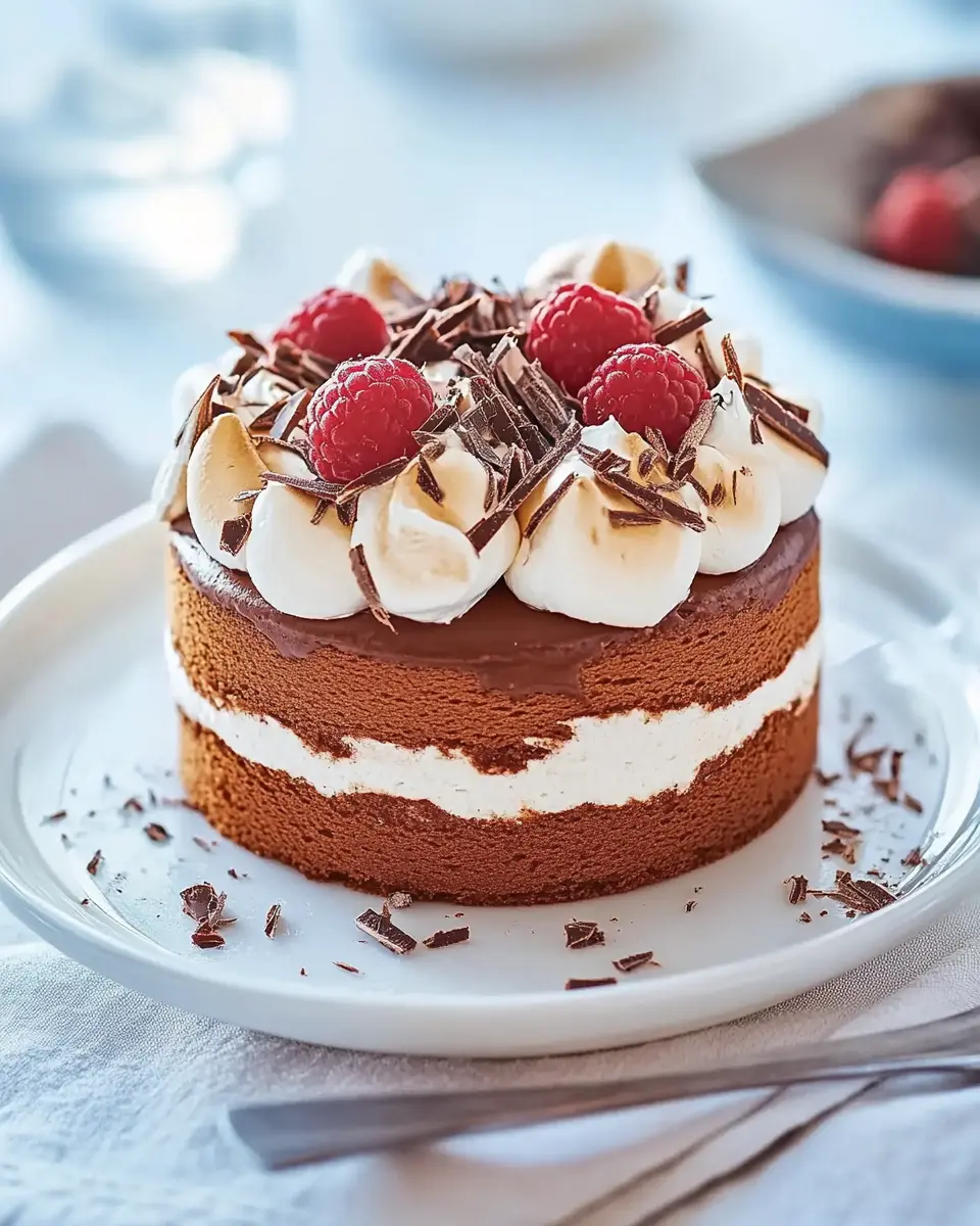 Doppeldecker-Törtchen mit Baiser & Schoko: Indulgent Bliss!