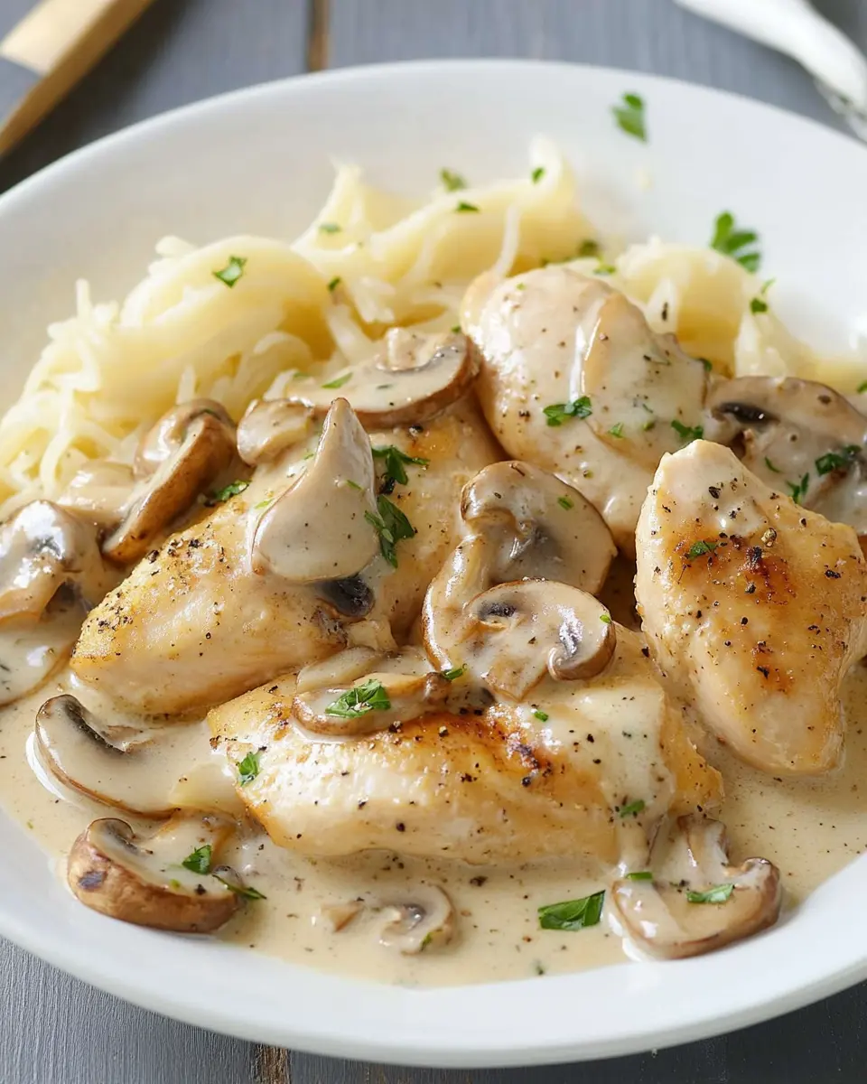 Hähnchen Pilz Geschnetzeltes: Irresistibly Creamy Delight!
