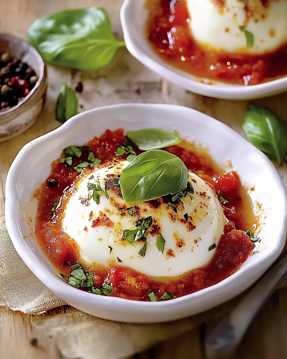 Gebackener Mozzarella auf Chutney: Irresistibly Cheesy Delight