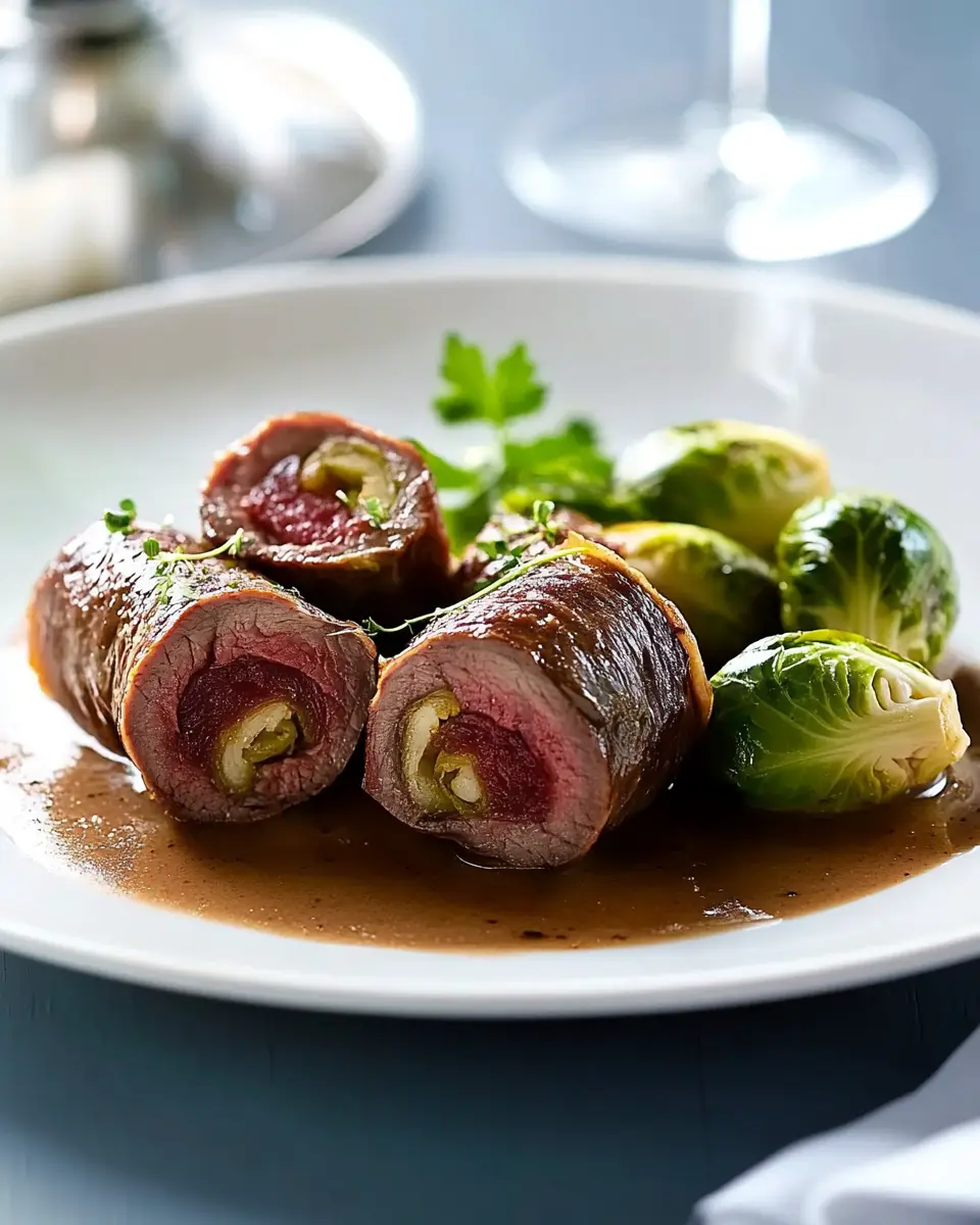 Leichte Rinderrouladen zu Rosenkohl: Indulgent Comfort Food