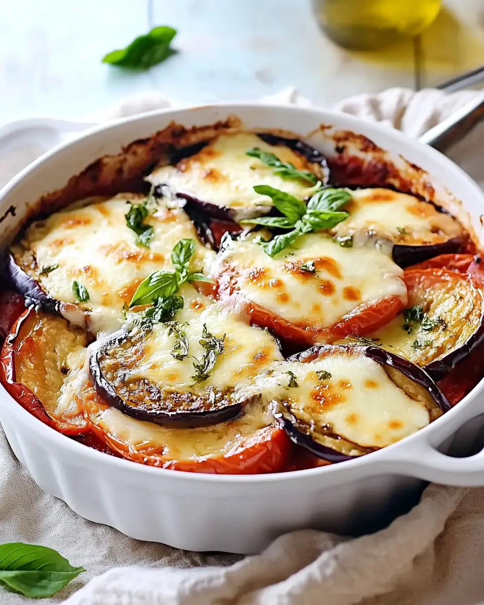 Tomaten-Auberginen-Auflauf mit Mozzarella: Irresistibly Cheesy Delight