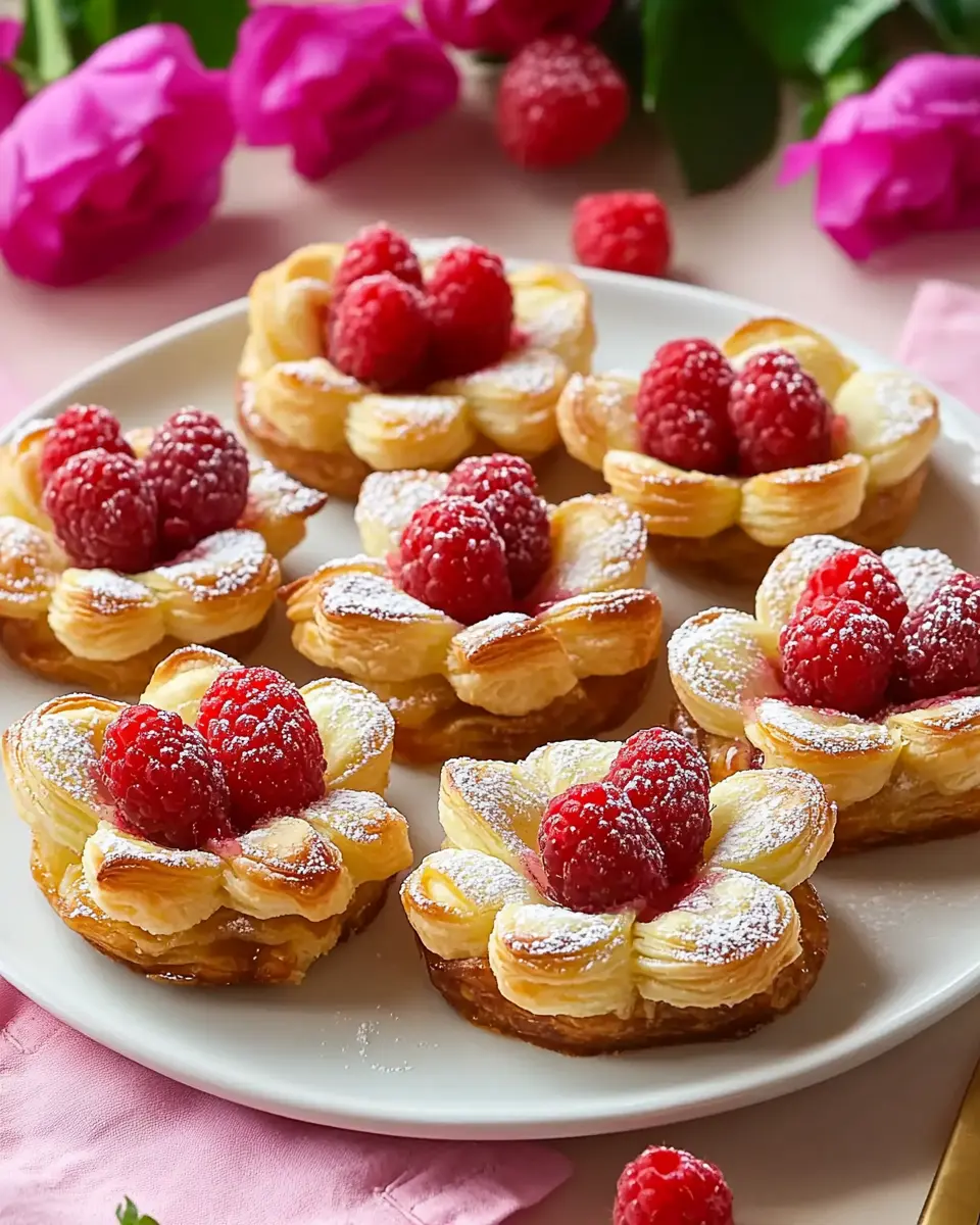 Süße Blätterteig-Blumen: Irresistibly Flaky & Sweet Treats