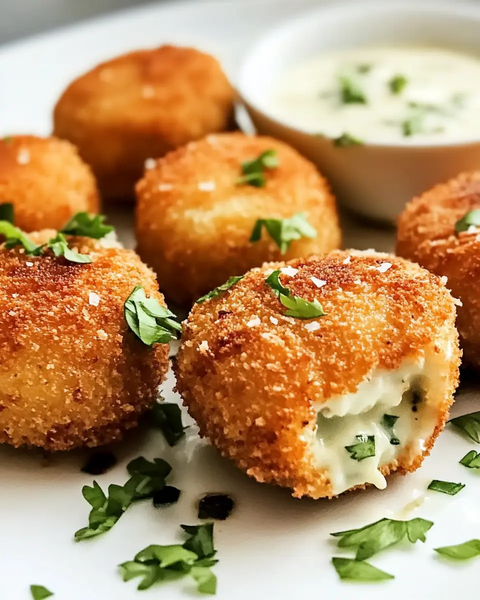Crispy Caesar Salad Croquettes