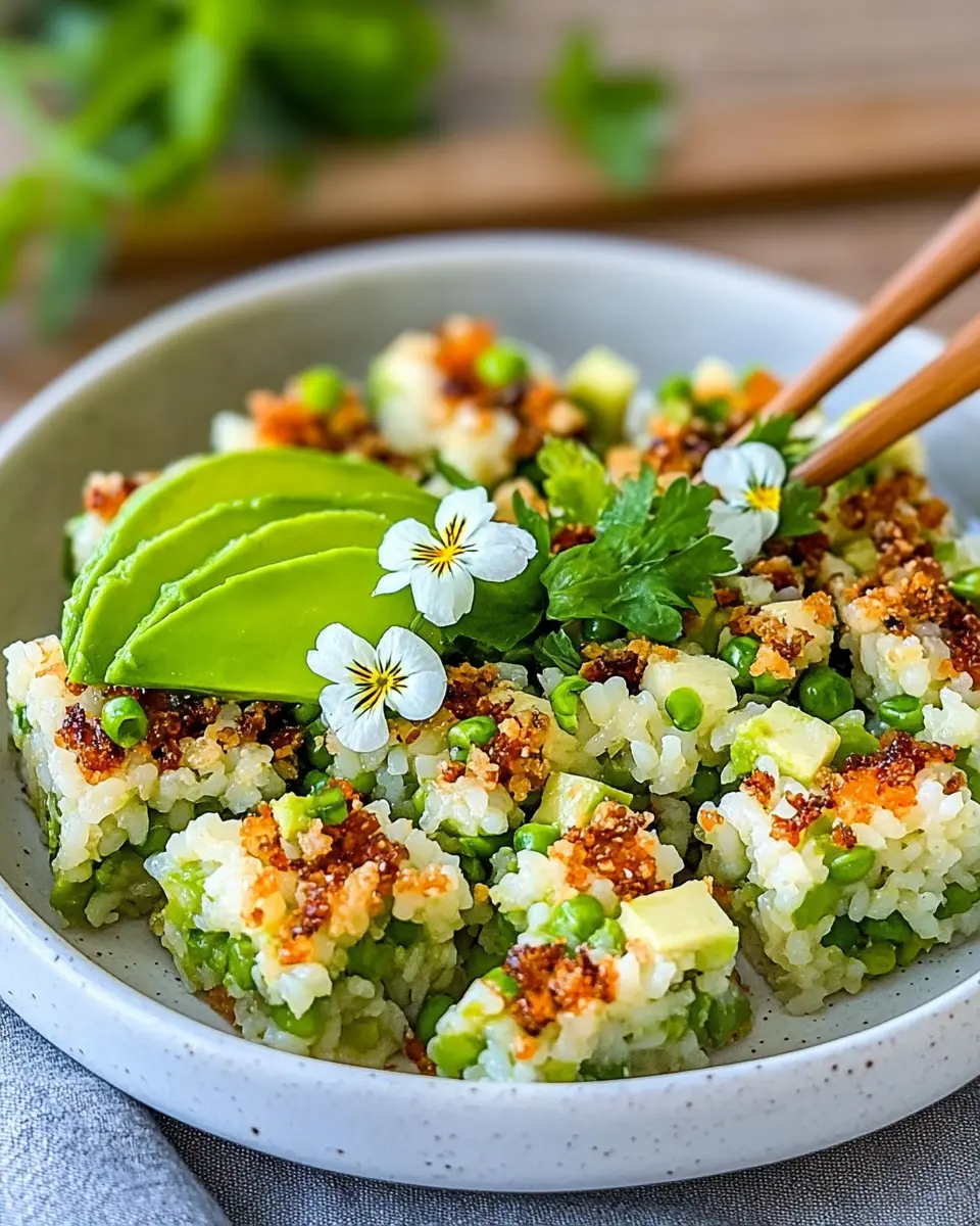Knusprige Reis-Quadrate mit Avocado: Einfach unwiderstehlich!