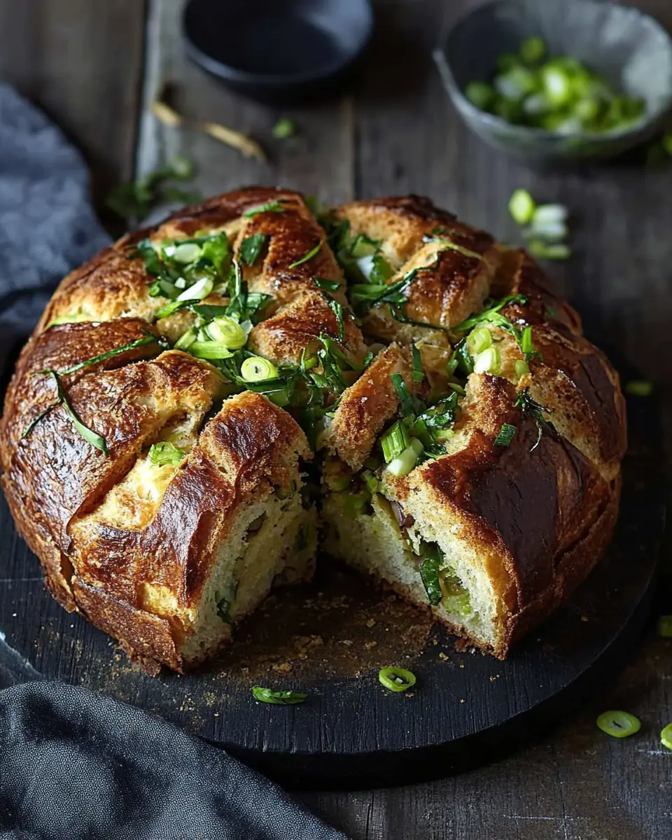 Zupfbrot mit Frühlingszwiebeln: Easy, Flavor-Packed Delight