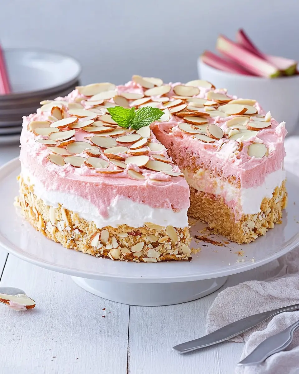 Rhabarbersahne-Torte mit Mandeln: The Best Creamy Delight 5