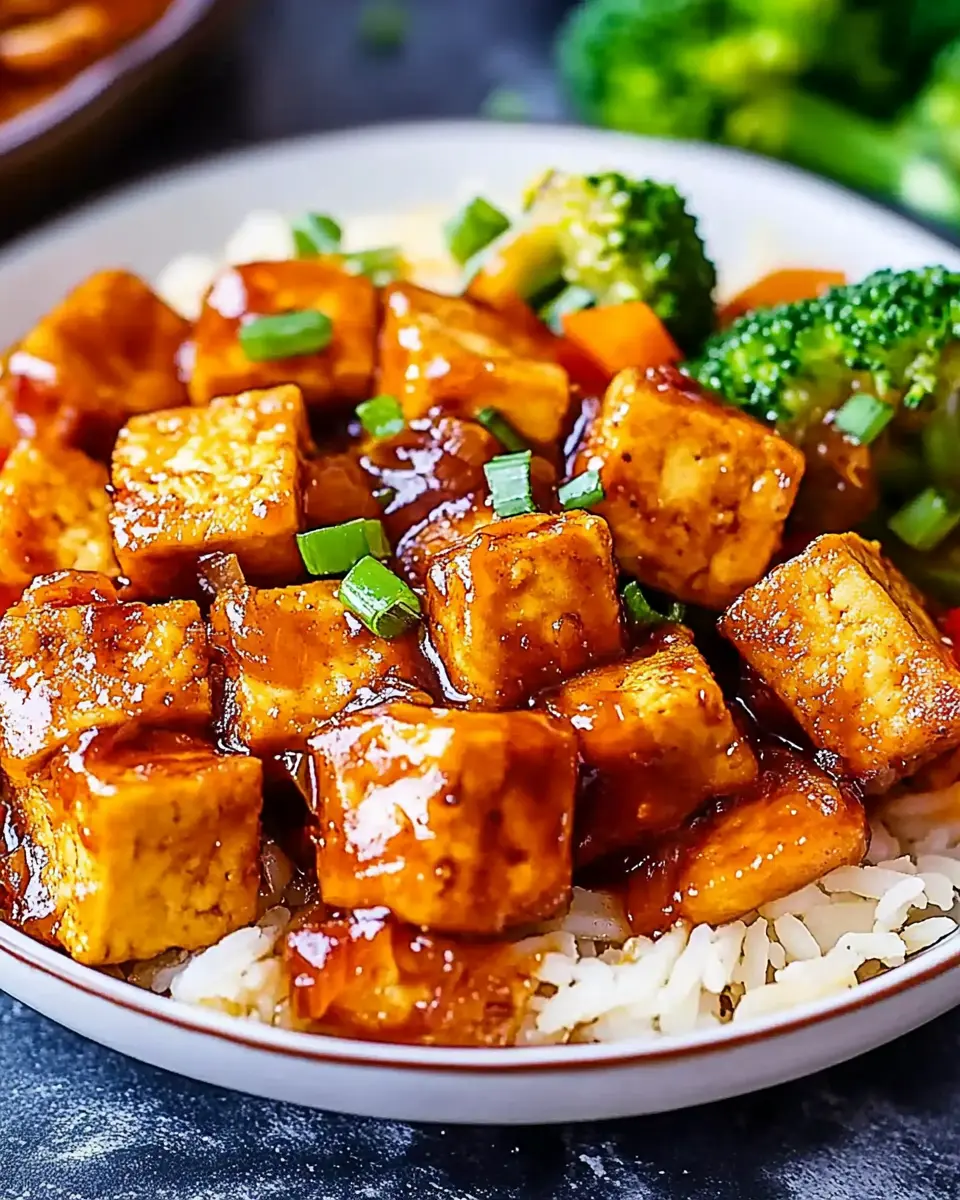 Knuspriger Ofentofu Süßsauer