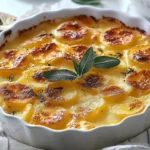 Kartoffelgratin mit Parmesan und Salbei First Image First Image