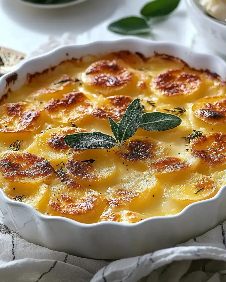 Kartoffelgratin mit Parmesan und Salbei: Creamy Comfort Awaits