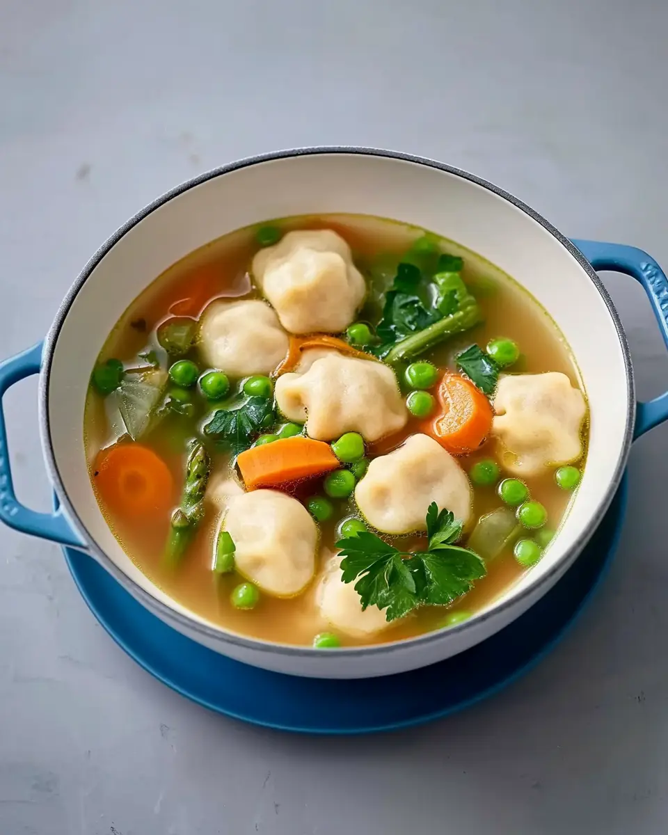 Frühlingssuppe mit feinen Klößchen: Fresh and Hearty Delight