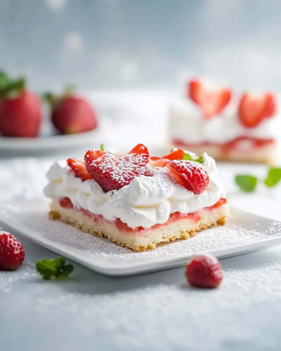 Erdbeer-Baiser-Schnitte: The Best Strawberry Meringue Delight