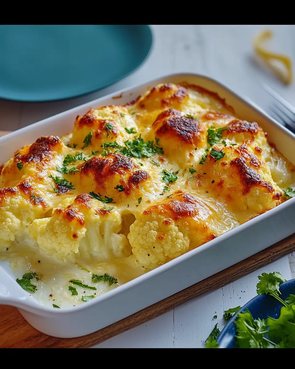 Überbackener Blumenkohl: Cheesy Comfort Food Delight