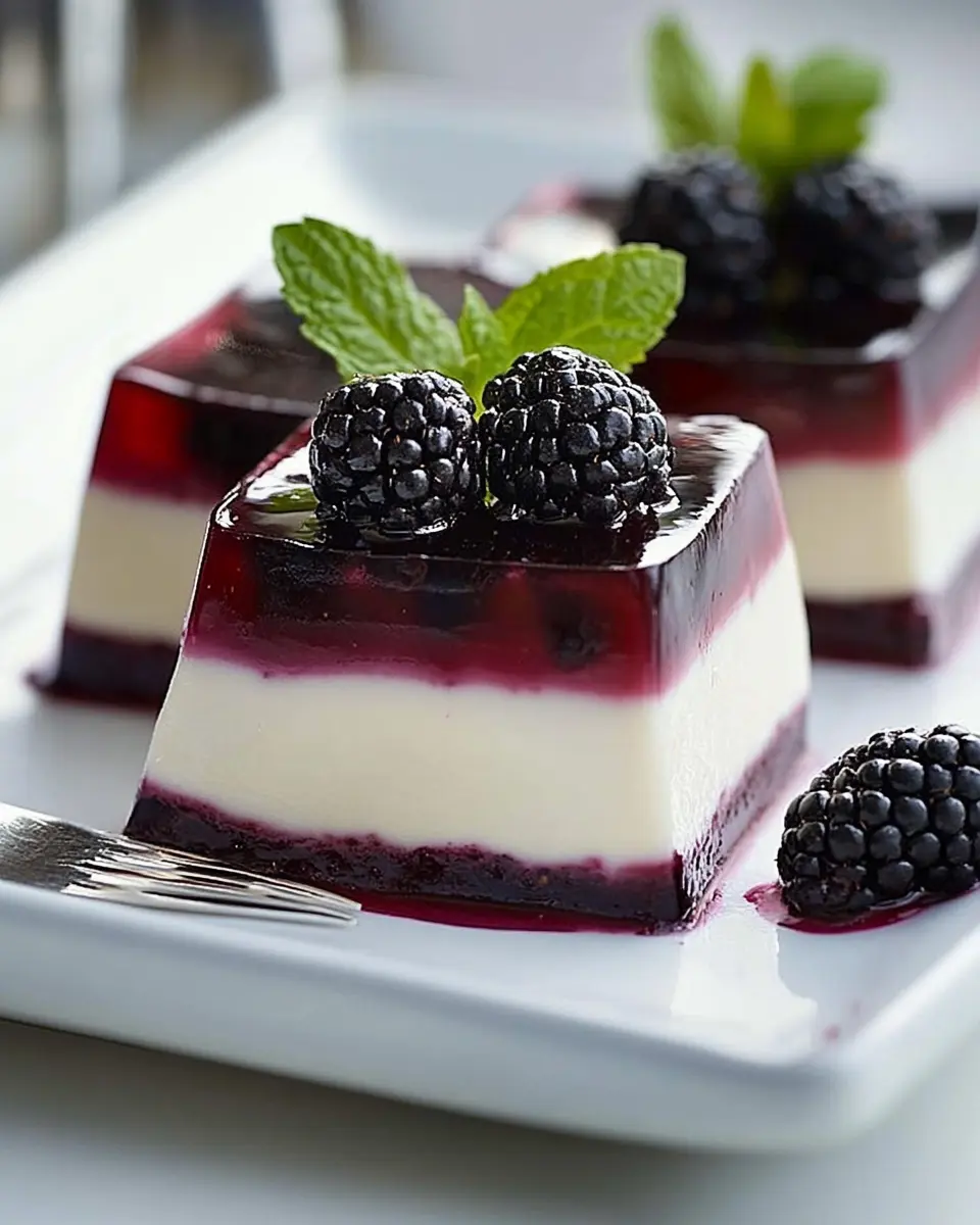 Panna Cotta-Brombeer-Terrine: Indulgent Berry Bliss at Home