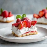 Erdbeer-Baiser-Schnitte First Image First Image
