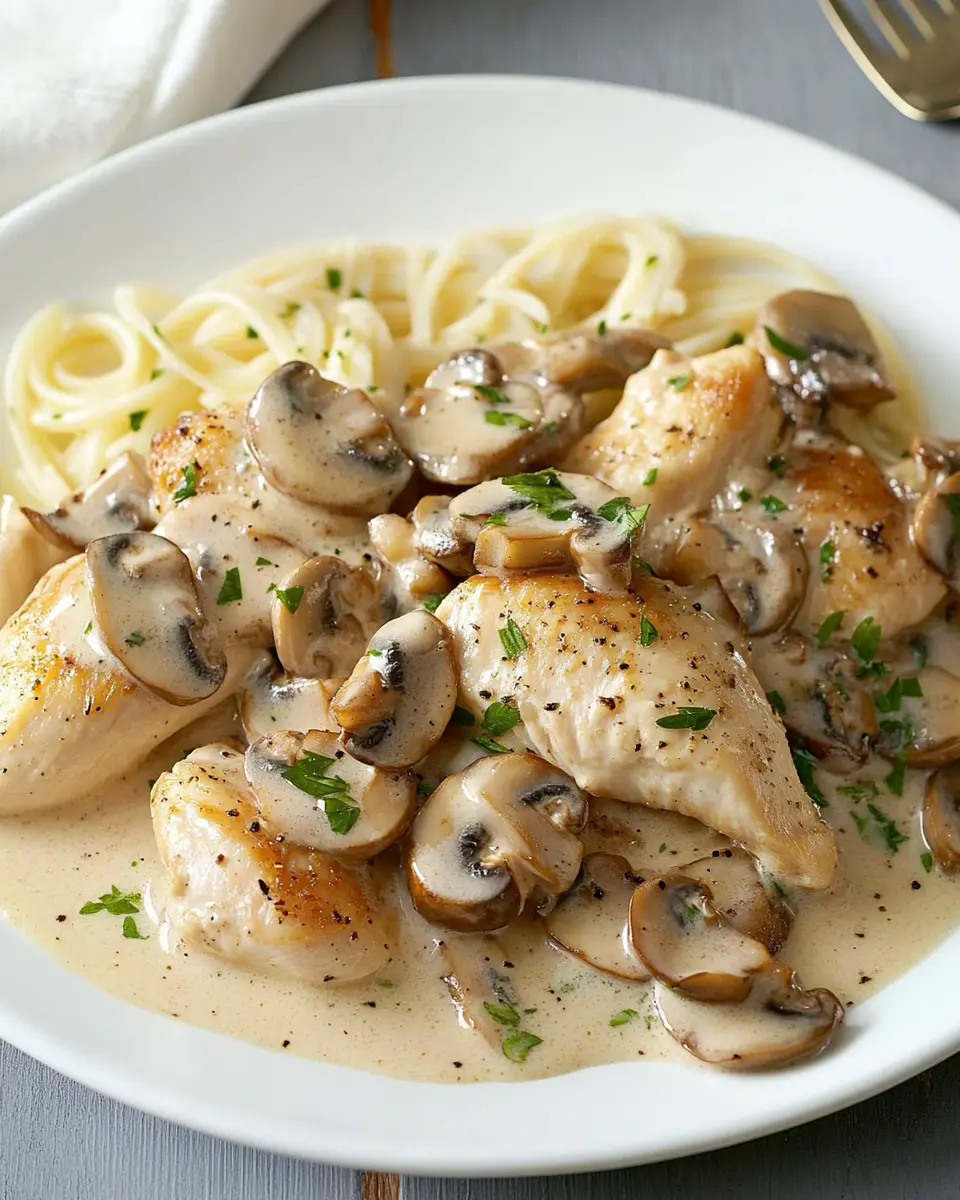 Hähnchen Pilz Geschnetzeltes: Irresistibly Creamy Delight!
