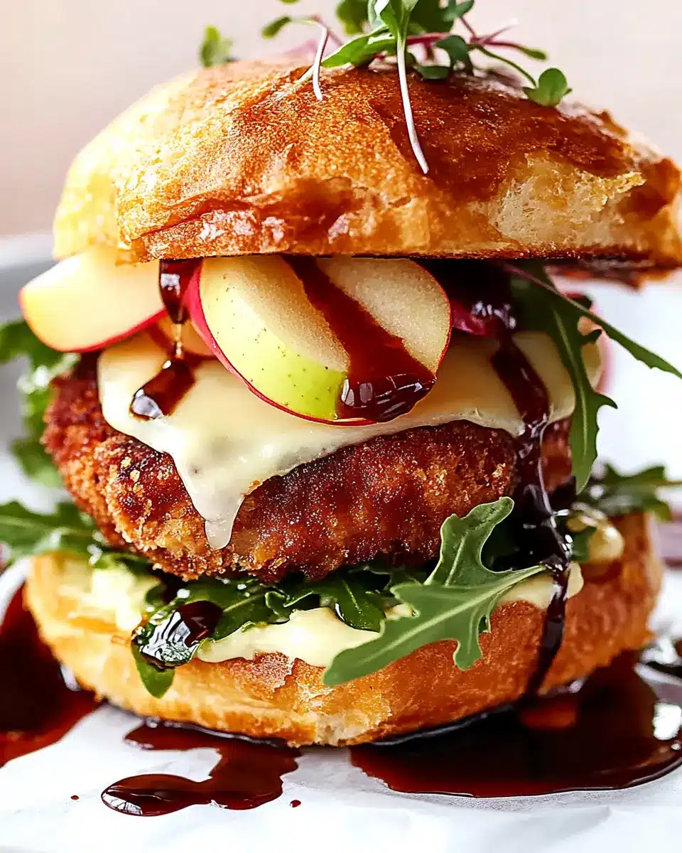 Camembert-Burger Bliss: Indulgent and Gooey Goodness Await!