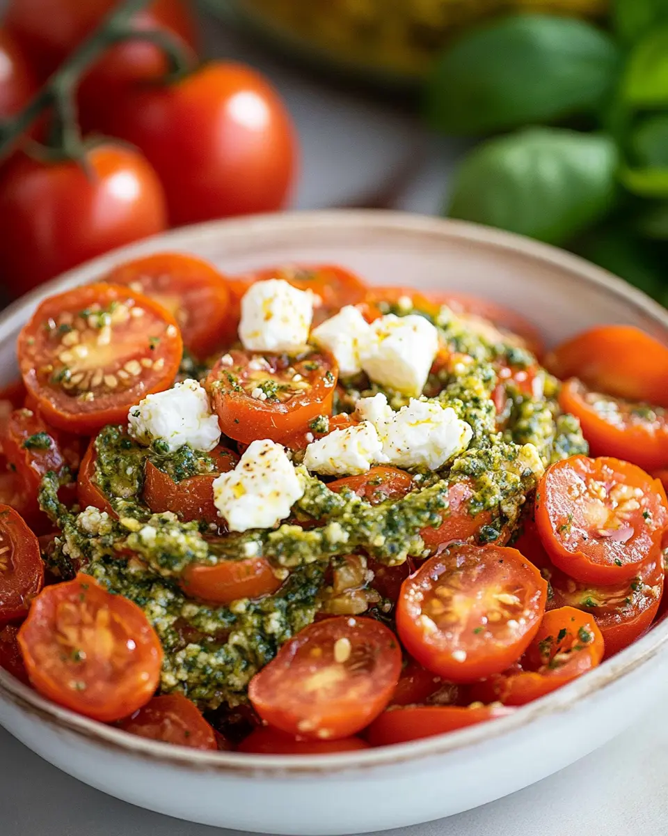 Tomaten Feta Pesto Bliss: Easy, Bold Flavors You’ll Love